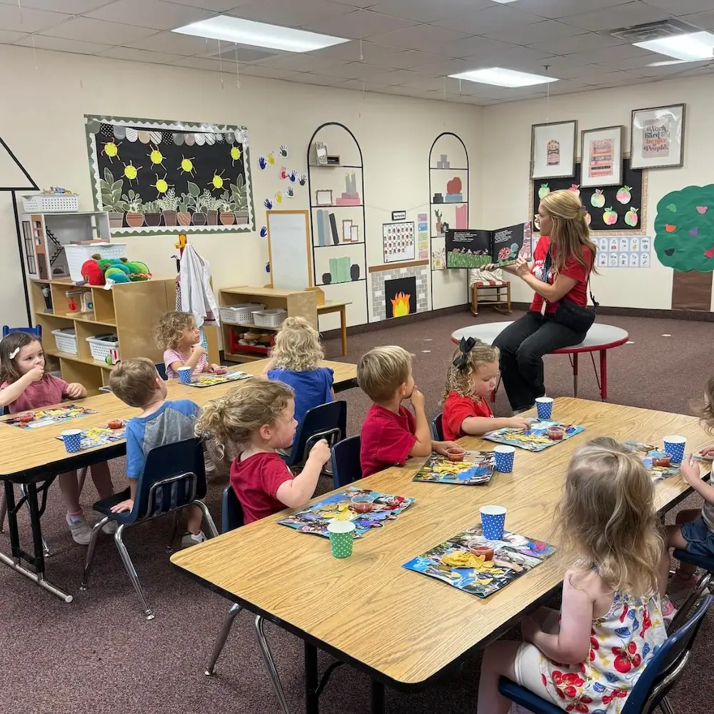 La Casa Preschool Kids learning in classroom